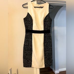 Banana Republic Black and White Dress